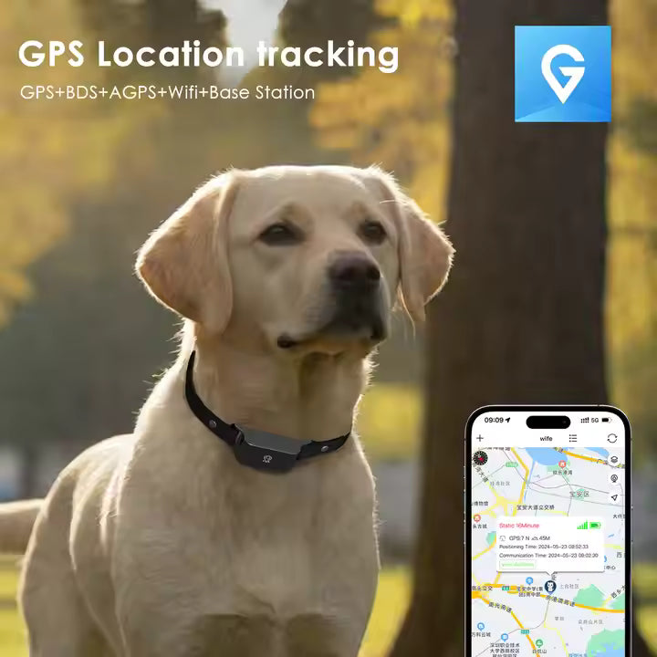 Frendorf | PawGuardian | Wasserdichtes GPS-Halsband für Hunde & Katzen
