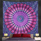 Trippy Mandala Wandteppich