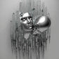 Metallfigur Statues Stile Abstraktes Leinwandgemälde Paare Wandkunst Liebes-Skulptur Poster Druck Wohnkultur Wohnzimmer Geschenke