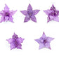 Frendorf | 5pcs Lila Blumen Weihnachtsbaum Girlande