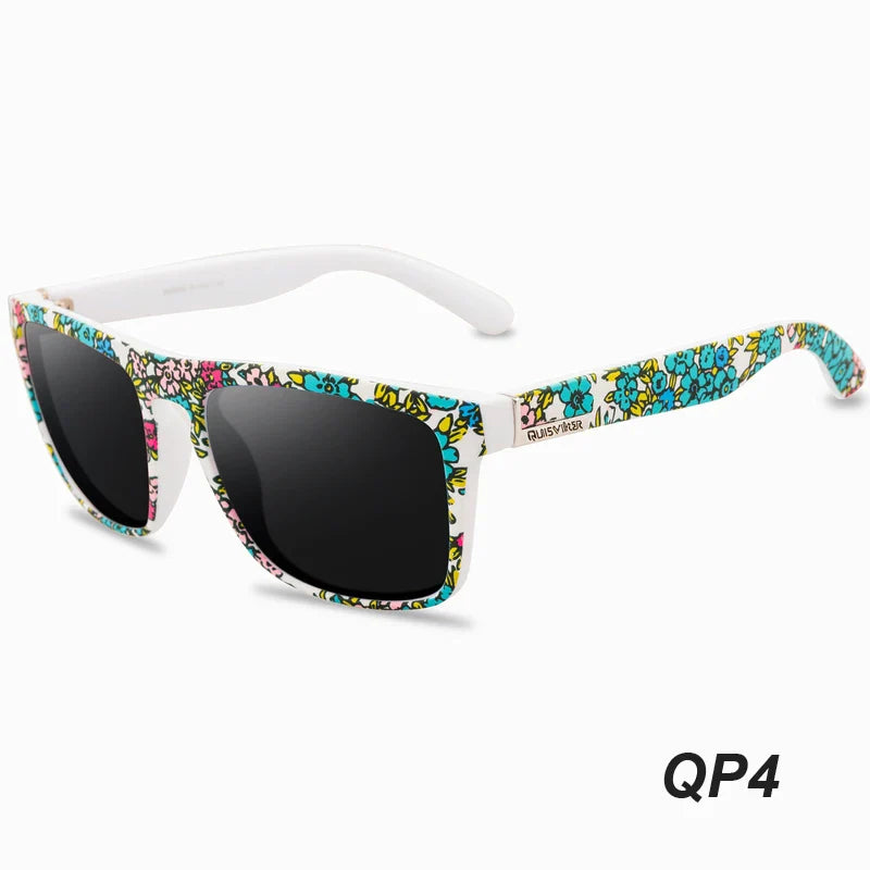 QUISVIKER Polarisierte Sport-Sonnenbrille für Männer und Frauen – Ideal zum Angeln, Camping, Wandern und Autofahren – UV-Schutzbrille
