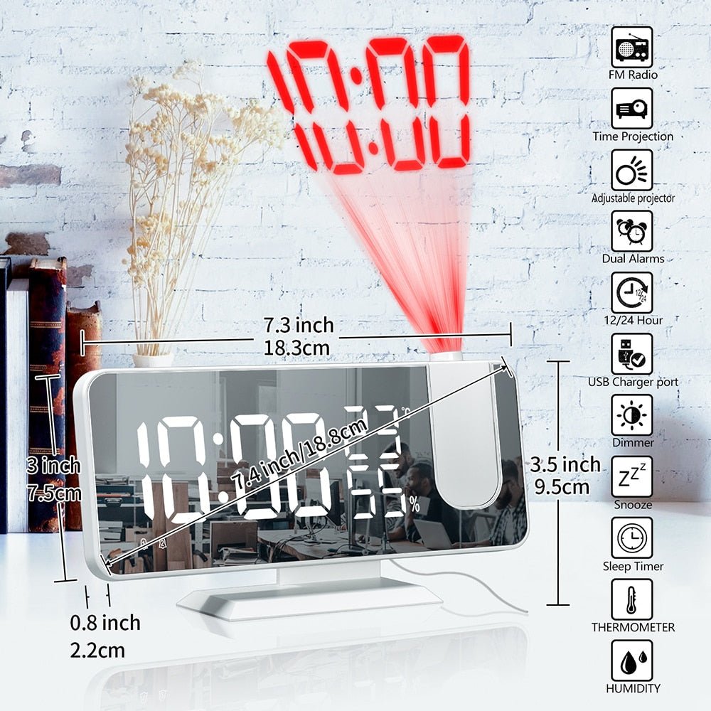 Digital Radio Wecker Projektionsuhr