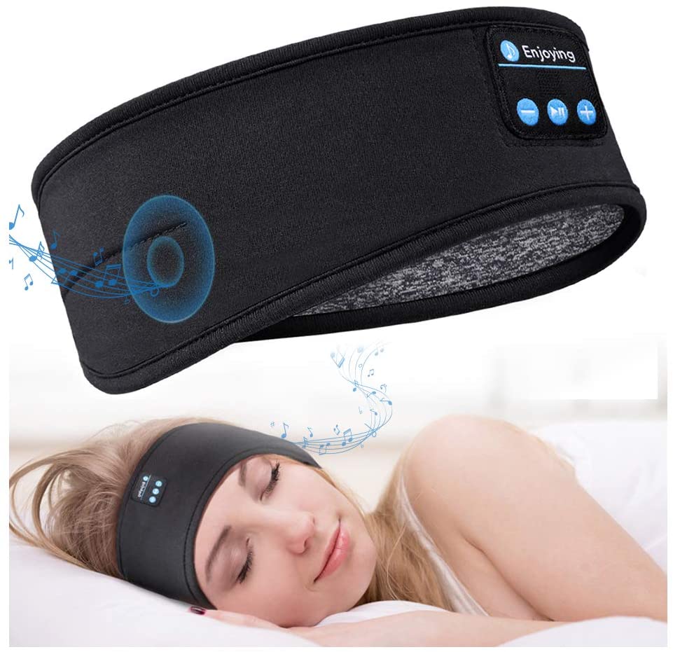 Frendorf | Bluetooth-Schlafmaske – Bluetooth 5.0 – Riemengröße 27 x 10 cm – Wanduhr