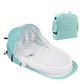 Frendorf | Faltbares & tragbares Babynest mit Moskitonetz – Schlafinsel Cosina