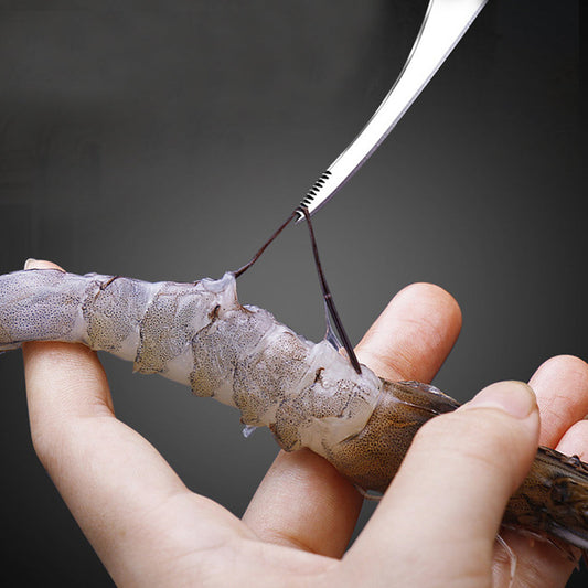 Frendorf | 2 Stück Edelstahl Garnelen Schäler Set