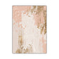 HD Nordic Abstract Wandkunst Handgemalte Ölgemälde in Blau Rosa Gold auf Leinwand
