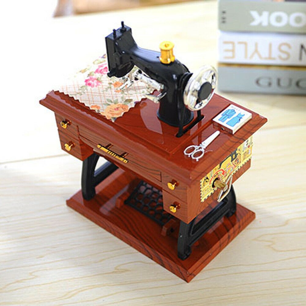 Mini Craft Retro Nähmaschine Dekor