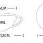Elegante Bone China Porzellan Kaffeetasse - Luxuriöses und einzigartiges Design