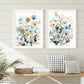 Frendorf | ArtisBloom Botanisches Aquarell Poster | Leinwanddruck mit Blumen & Blättern | Wandkunst für Wohnzimmer & Heimdekoration