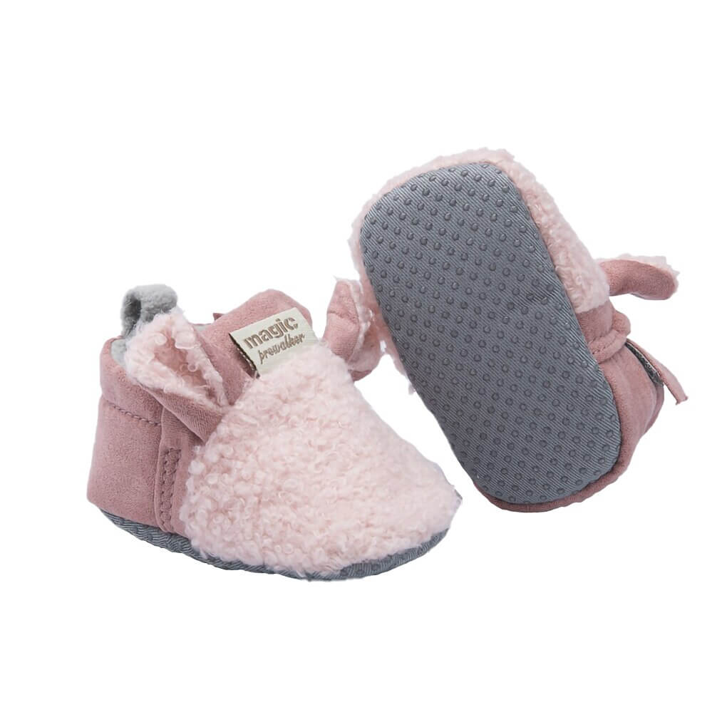 Frendorf | Weiche rutschfeste Lauflernschuhe für Babys mit Lamm-Motiv – Schrittchenwarm