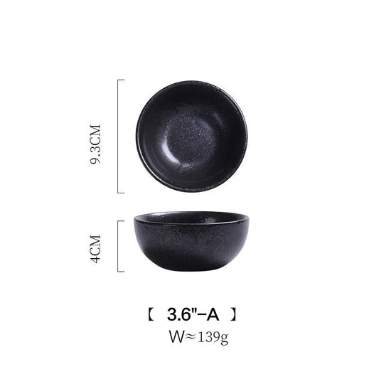 Frendorf | 3,6 Zoll schwarze japanische Schüssel