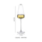 Frendorf | 230ml bleifreies Kristall Dimple Champagnerglas