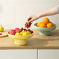 Pastellfarbenes Obsttablett