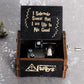 Neueste Design Anime Howl's Moving Castle Musikthema Antik geschnitzte Holz Handkurbel Musikbox Kinderspielzeug Weihnachtsgeschenk