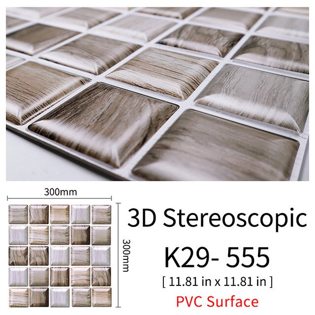 Frendorf | 3D Selbstklebende Kopfsteinpflaster Wandaufkleber