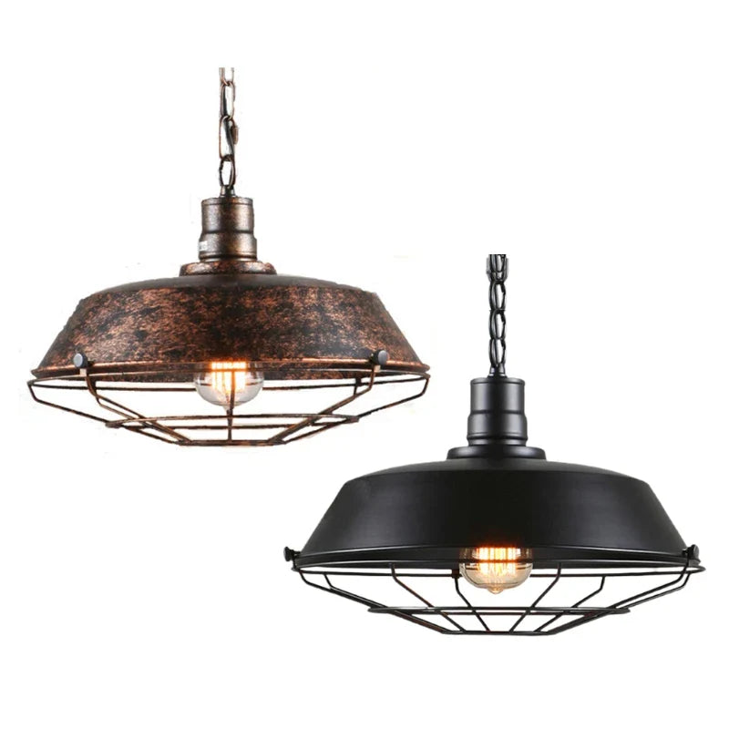 Vintage Loft Pendelleuchte: Industrielle Retro Eisen Deckenleuchte Kronleuchter für Salon, Restaurant, Bar, Küche