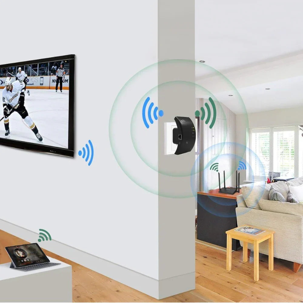 Frendorf | BoostSignal - WLAN-Verstärker ohne Kabel für optimale Abdeckung