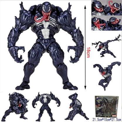 Disney Venom Carnage Actionfigur, austauschbare Teile, Spiderman-Figur, Statue, Dekoration, Spielzeug, Sammlerstück, Modell, Geschenk für Kinder