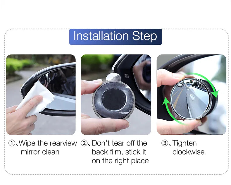 Frendorf | Auto 360 Grad Weitwinkel Tote-Winkel Spiegel