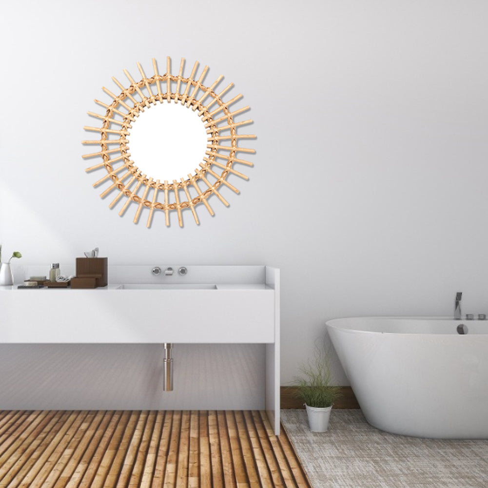 Rattan Wandspiegel