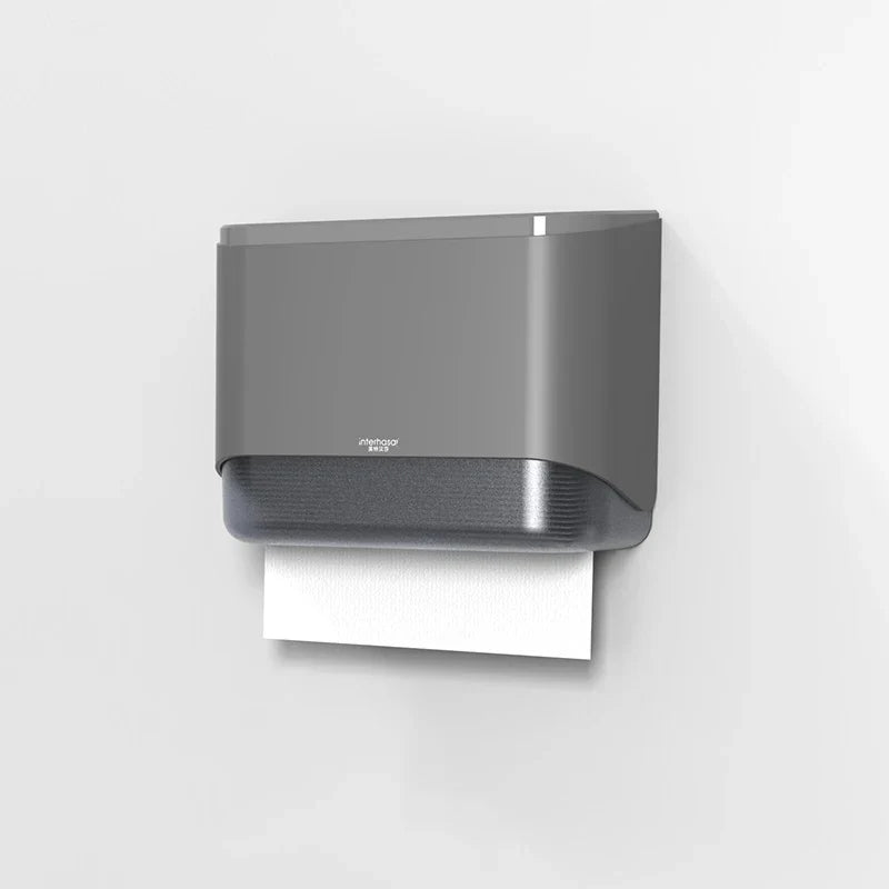 interhasa! Druckfreie Papierhandtuchspender: Wandmontierter Gewebehalter für Badezimmer-Toilette - Bequeme Papierhandtuchlagerung