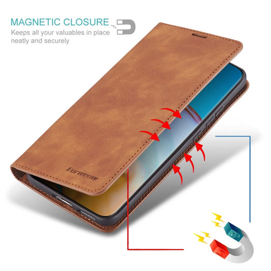 Frendorf | Huawei Hülle: Magnetische Leder Tasche für stilvollen Schutz