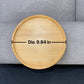 Bamboo Sofa Armlehnen Clip-On runder Tablett