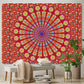 Trippy Mandala Wandteppich