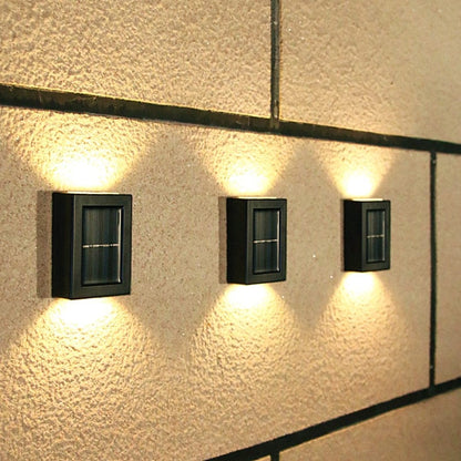 Frendorf | SolarBright LED-Terrassen-Wandleuchte | Solarbetrieben | Außenbeleuchtung | Wetterfest | Modernes Design