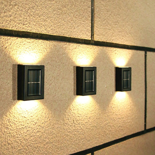 Frendorf | SolarBright LED-Terrassen-Wandleuchte | Solarbetrieben | Außenbeleuchtung | Wetterfest | Modernes Design