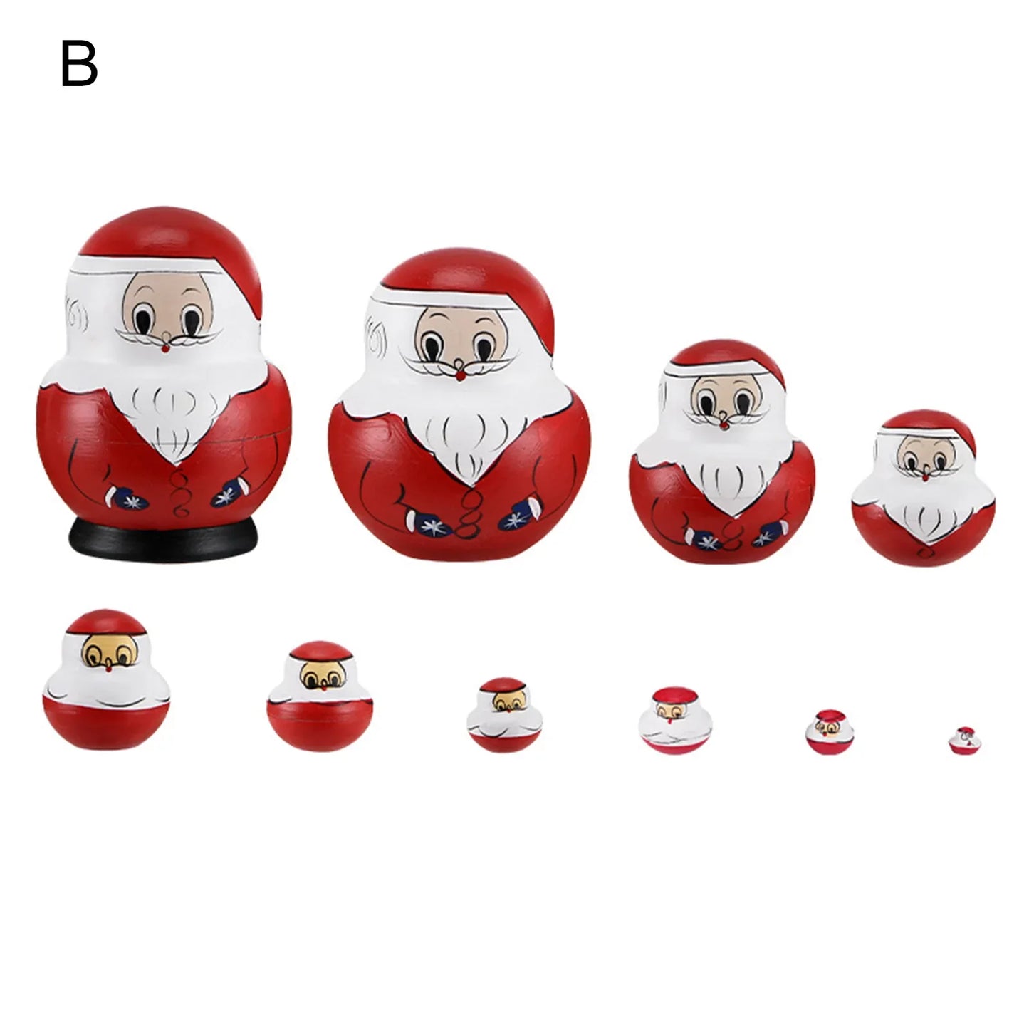 10 Stück/Set Holz Russische Matroschka Puppen