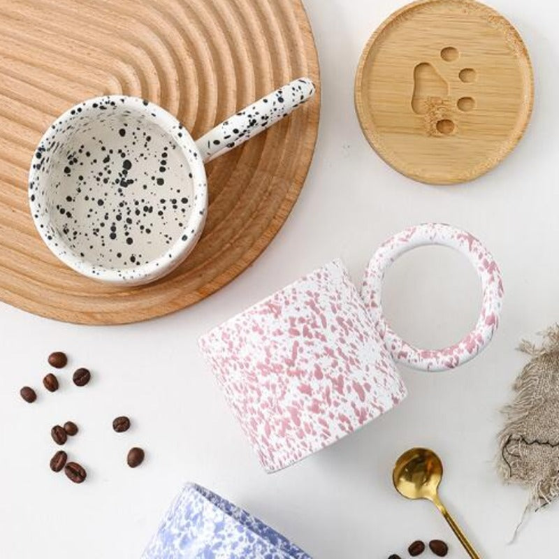 RUNDE HANDGRIFF TASSE - Rose