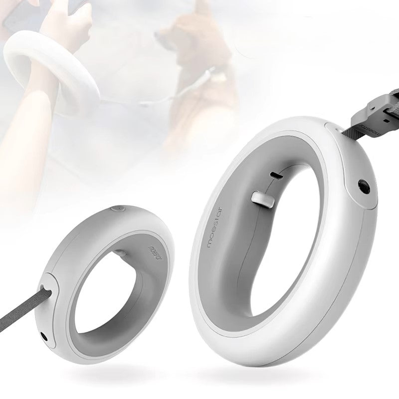 Frendorf | Hundefreund - Verstellbare intelligente Leine mit LED-Beleuchtung für sichere Spaziergänge