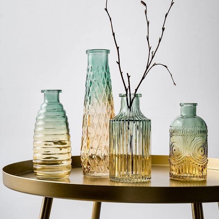 Frendorf | Gradivo Gradient Glasflaschen-Vasen | Modernes Design | Stilvolle Wohnaccessoires