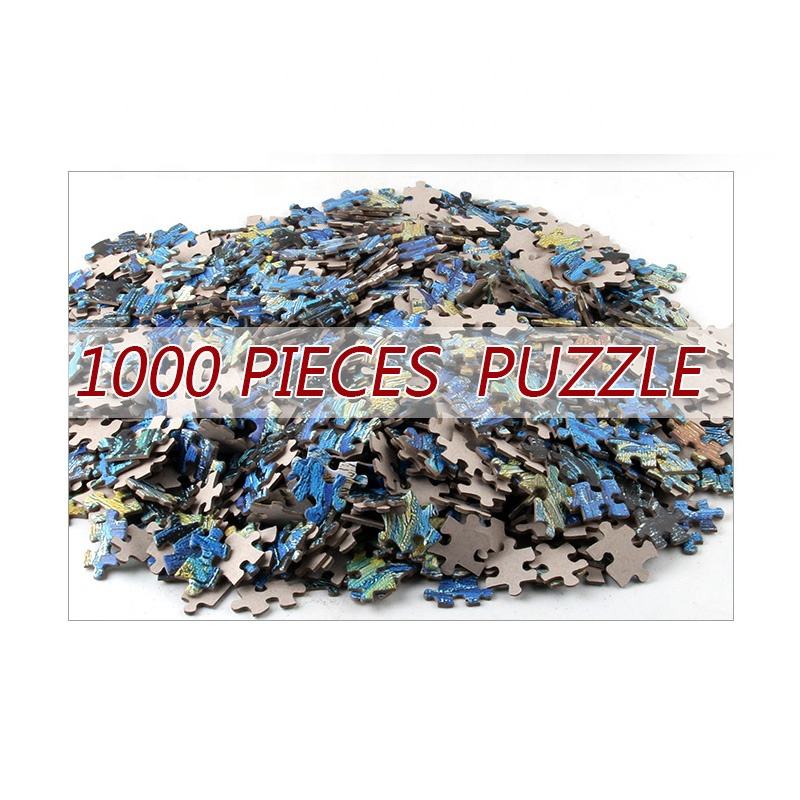 Frendorf | 1000 Teile Blanko-Puzzle - DIY Lernspielzeug, umweltfreundliches Material