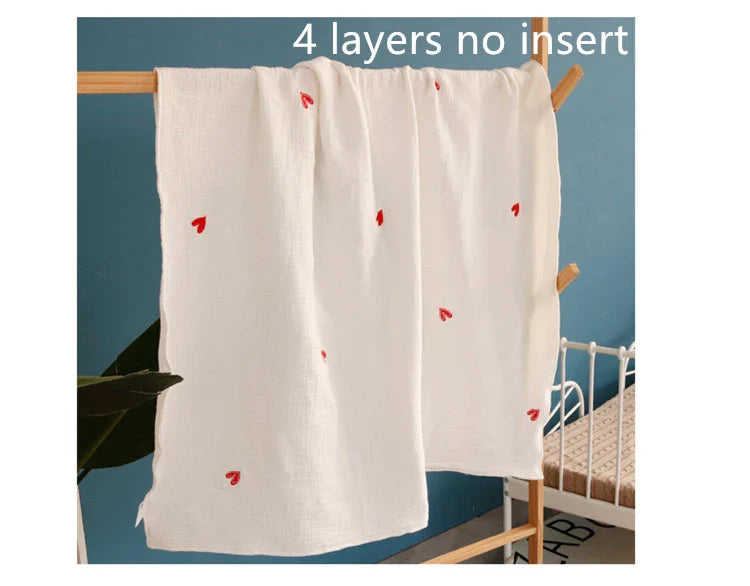 Frendorf | Baby Badetuch aus Musselin mit niedlichem Muster für Neugeborene & Kleinkinder