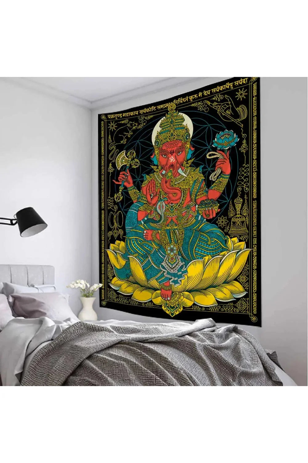 Cosmic Ganesha Wandteppich