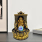 Atemberaubende Ganesha-Statue mit LED-Innen-Wasserquelle