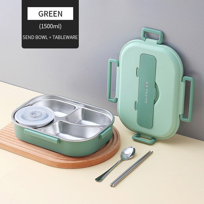 Edelstahl Mehrfachfach Kinder Lunchbox