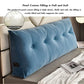 Frendorf | RelaxTri Luxe Dreieckskissen | Ergonomisches Kopfstützenkissen | Weiches Lesekissen & Dekokissen für Bett & Sofa