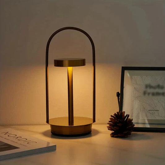 Frendorf | TouchLume tragbare dimmbare Tischlampe - modernes Design