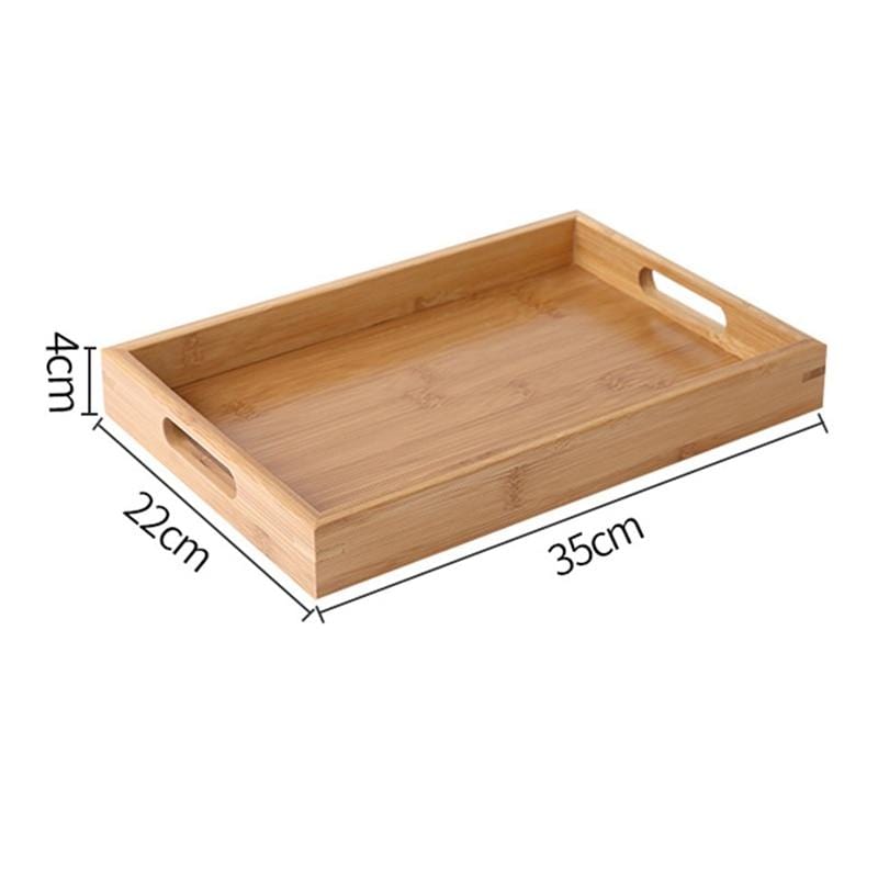 Serviertablett aus Holz