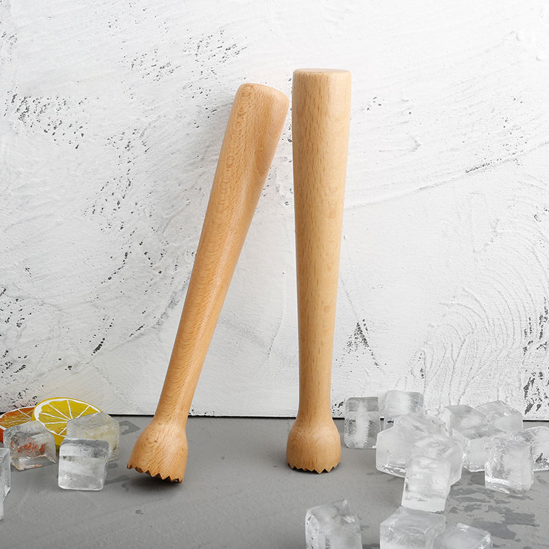 Frendorf | Bar Cocktail Shaker Set - Mint Muddler Wood, Wine Mixing Stick, Cocktail Muddler und Ice Crusher Hammer - Essentielle Barkeeper-Werkzeuge zum Mischen, Muddlen und Zerkleinern - Perfekte Barware für den Heim- oder professionellen Gebrauch