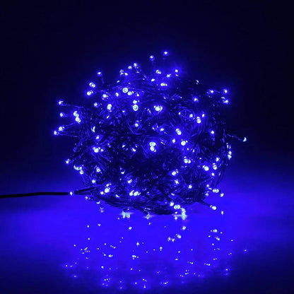 Frendorf | StarBright LED Gartenlichterkette | Festliche Beleuchtung | Warmweiß, Kaltweiß, Blau | Für Innen- & Außenbereiche