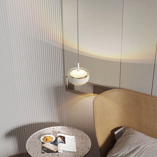 Frendorf | NovaHalo Halbkreis LED Pendelleuchte | Modernes Design | Dimmbar | Elegante Beleuchtung für Esszimmer & Wohnzimmer