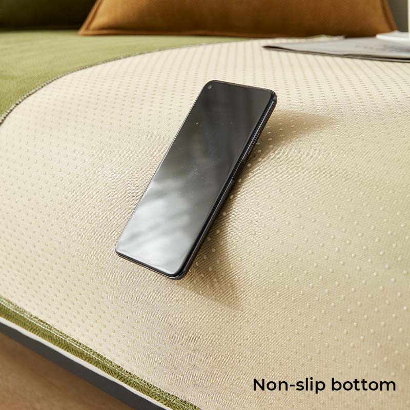 Fischgräten Chenille Stoff Wasserdicht & Antifouling Sofa-Bezüge