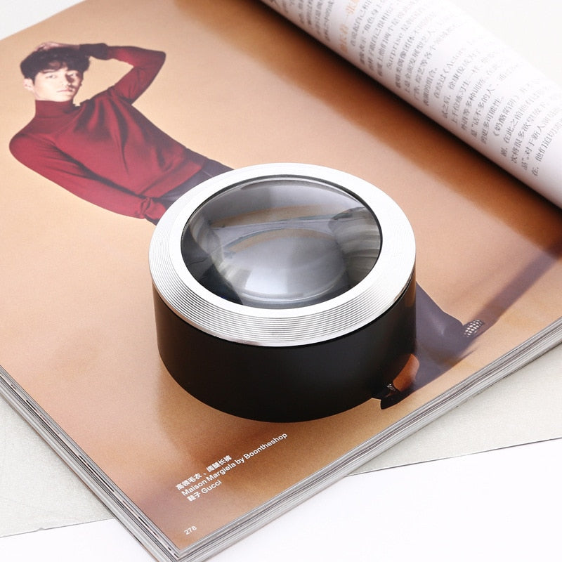 LED Leseglas Lupe