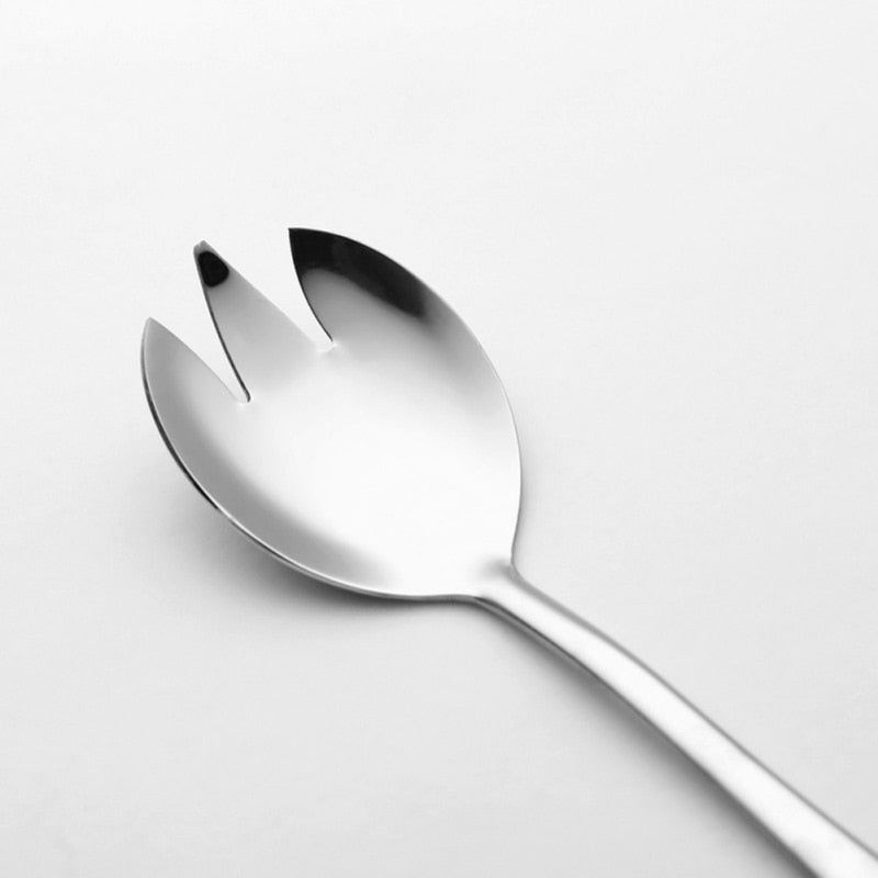 Moderne Salatbesteck- und Servierutensilien-Set