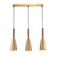 Frendorf | AuroraTrio Design-Hängelampen | Dreier-Set Pendelleuchten | Stilvolle Beleuchtung für Zuhause