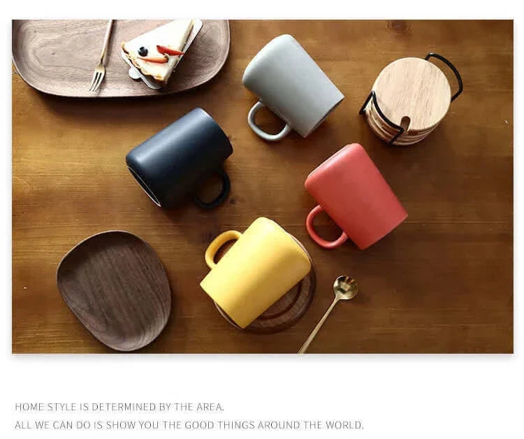 Sehr große Steinzeug-Kaffeetasse